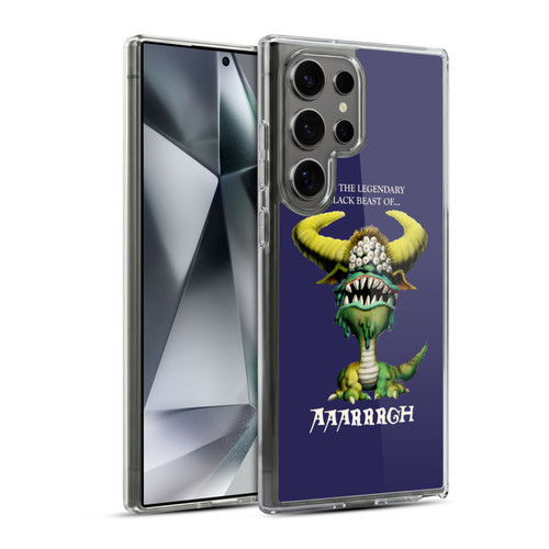 Monty Python Key Art Black Beast Of Aaarrrgh Soft Gel Case for Samsung Galaxy S24 Ultra 5G & MagSafe