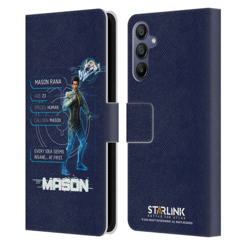 Starlink Battle for Atlas Character Art Mason Leather Book Wallet Case Cover For Samsung Galaxy A15