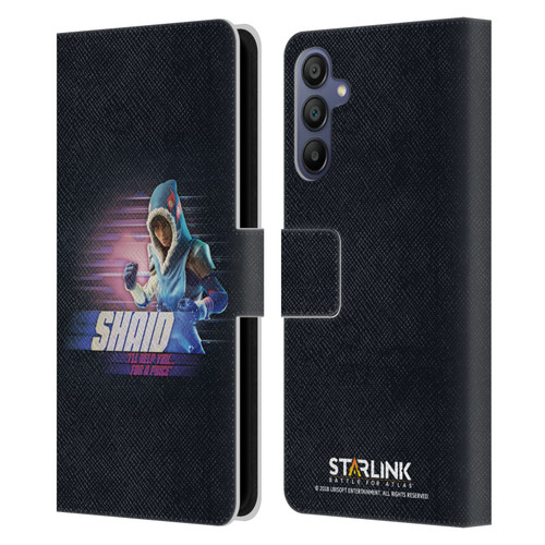 Starlink Battle for Atlas Character Art Shaid Leather Book Wallet Case Cover For Samsung Galaxy A15