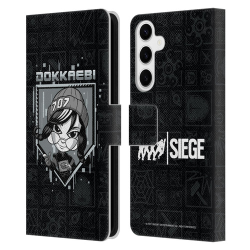 Tom Clancy's Rainbow Six Siege Chibi Operators Dokkaebi Leather Book Wallet Case Cover For Samsung Galaxy S24+ 5G
