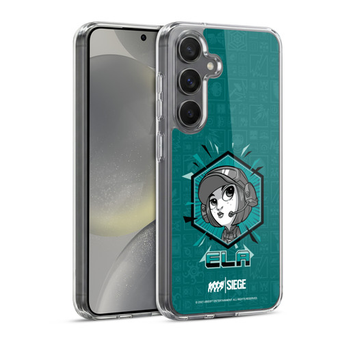 Tom Clancy's Rainbow Six Siege Chibi Operators Ela Soft Gel Case for Samsung Galaxy S24 5G & MagSafe