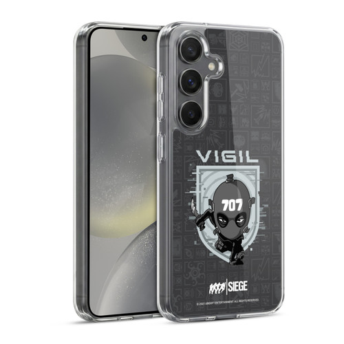 Tom Clancy's Rainbow Six Siege Chibi Operators Vigil Soft Gel Case for Samsung Galaxy S24 5G & MagSafe