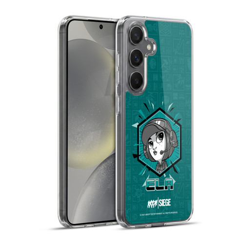 Tom Clancy's Rainbow Six Siege Chibi Operators Ela Soft Gel Case for Samsung Galaxy S24+ 5G & MagSafe