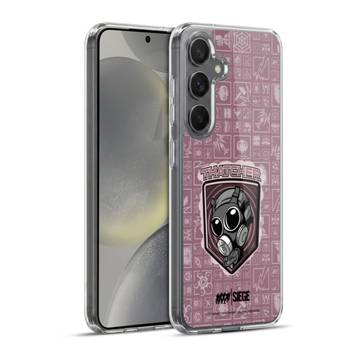 Tom Clancy's Rainbow Six Siege Chibi Operators Thatcher Soft Gel Case for Samsung Galaxy S24+ 5G & MagSafe