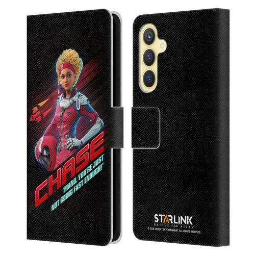 Starlink Battle for Atlas Character Art Calisto Chase Da Silva Leather Book Wallet Case Cover For Samsung Galaxy S23 FE 5G