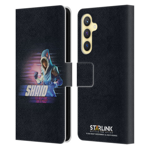 Starlink Battle for Atlas Character Art Shaid Leather Book Wallet Case Cover For Samsung Galaxy S23 FE 5G