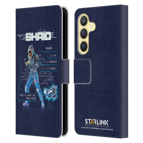 Starlink Battle for Atlas Character Art Shaid 2 Leather Book Wallet Case Cover For Samsung Galaxy S24 5G