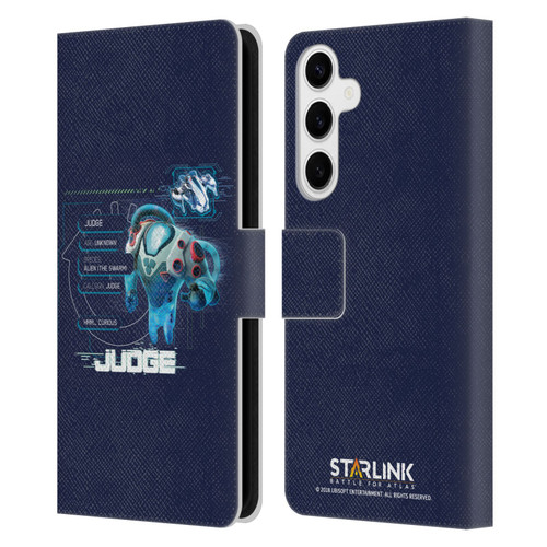 Starlink Battle for Atlas Character Art Judge 2 Leather Book Wallet Case Cover For Samsung Galaxy S24+ 5G