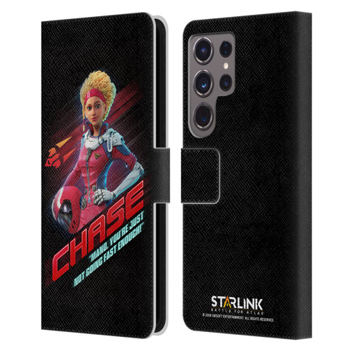 Starlink Battle for Atlas Character Art Calisto Chase Da Silva Leather Book Wallet Case Cover For Samsung Galaxy S24 Ultra 5G