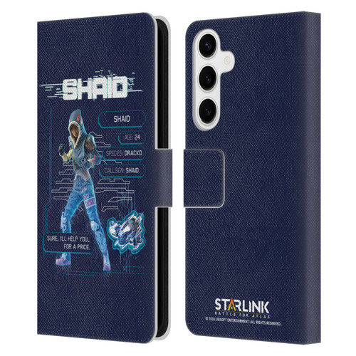 Starlink Battle for Atlas Character Art Shaid 2 Leather Book Wallet Case Cover For Samsung Galaxy S24+ 5G