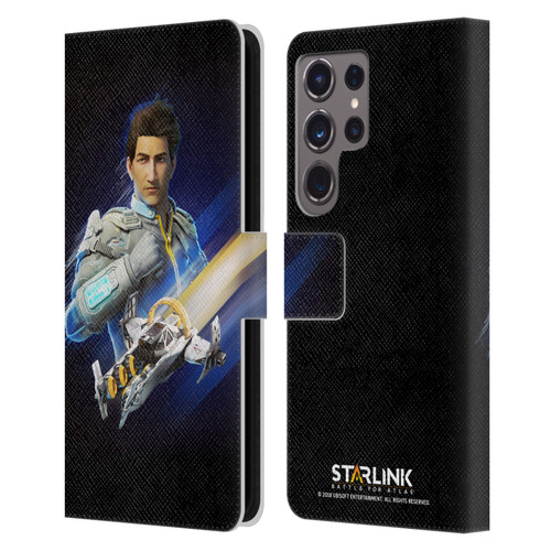 Starlink Battle for Atlas Character Art Mason Arana Leather Book Wallet Case Cover For Samsung Galaxy S24 Ultra 5G