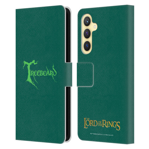The Lord Of The Rings The Fellowship Of The Ring Graphics Treebeard Leather Book Wallet Case Cover For Samsung Galaxy S23 FE 5G