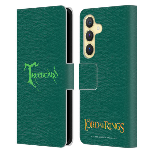 The Lord Of The Rings The Fellowship Of The Ring Graphics Treebeard Leather Book Wallet Case Cover For Samsung Galaxy S24 5G
