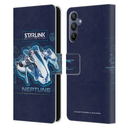 Starlink Battle for Atlas Starships Neptune Leather Book Wallet Case Cover For Samsung Galaxy A15