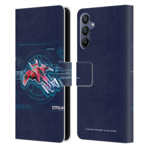 Starlink Battle for Atlas Starships Pulse Leather Book Wallet Case Cover For Samsung Galaxy A15