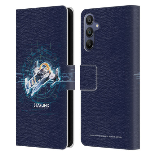 Starlink Battle for Atlas Starships Zenith Leather Book Wallet Case Cover For Samsung Galaxy A15