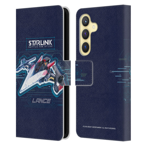 Starlink Battle for Atlas Starships Lance Leather Book Wallet Case Cover For Samsung Galaxy S24 5G