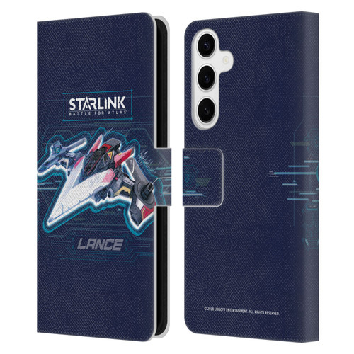 Starlink Battle for Atlas Starships Lance Leather Book Wallet Case Cover For Samsung Galaxy S24+ 5G