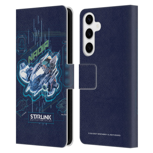 Starlink Battle for Atlas Starships Nadir Leather Book Wallet Case Cover For Samsung Galaxy S24+ 5G