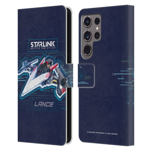 Starlink Battle for Atlas Starships Lance Leather Book Wallet Case Cover For Samsung Galaxy S24 Ultra 5G