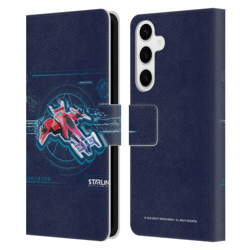 Starlink Battle for Atlas Starships Pulse Leather Book Wallet Case Cover For Samsung Galaxy S24+ 5G