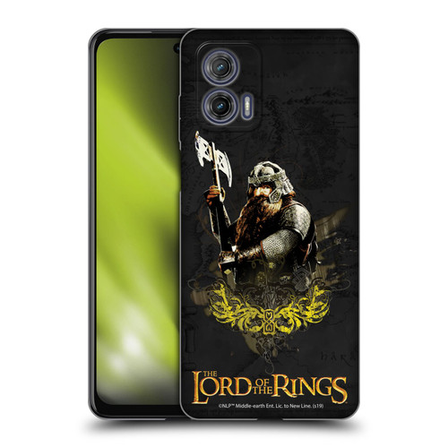 The Lord Of The Rings The Fellowship Of The Ring Character Art Gimli Soft Gel Case for Motorola Moto G73 5G