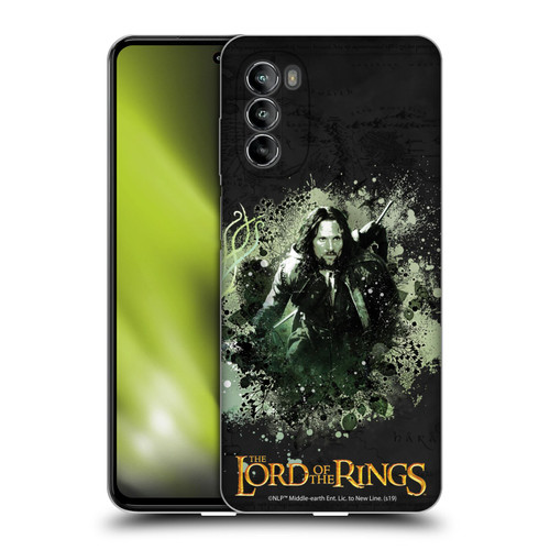The Lord Of The Rings The Fellowship Of The Ring Character Art Aragorn Soft Gel Case for Motorola Moto G82 5G
