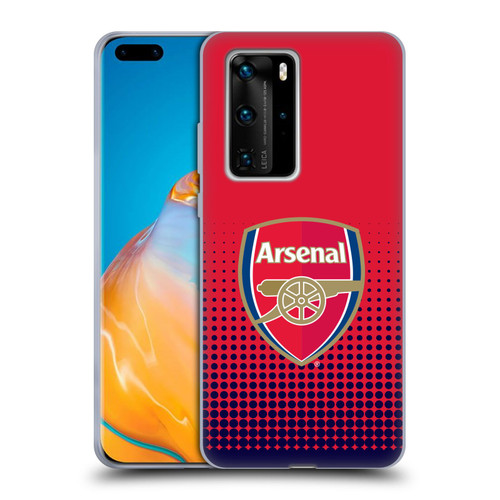Arsenal FC Crest 2 Fade Soft Gel Case for Huawei P40 Pro / P40 Pro Plus 5G