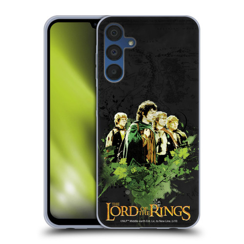 The Lord Of The Rings The Fellowship Of The Ring Character Art Group Soft Gel Case for Samsung Galaxy A15