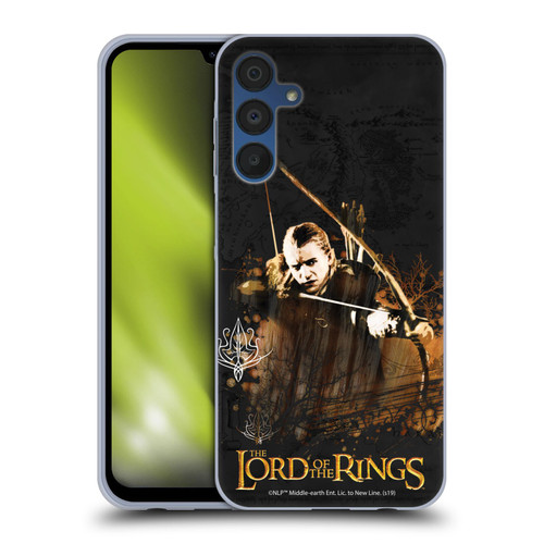 The Lord Of The Rings The Fellowship Of The Ring Character Art Legolas Soft Gel Case for Samsung Galaxy A15