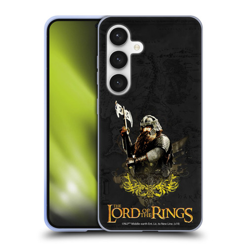 The Lord Of The Rings The Fellowship Of The Ring Character Art Gimli Soft Gel Case for Samsung Galaxy S24 5G