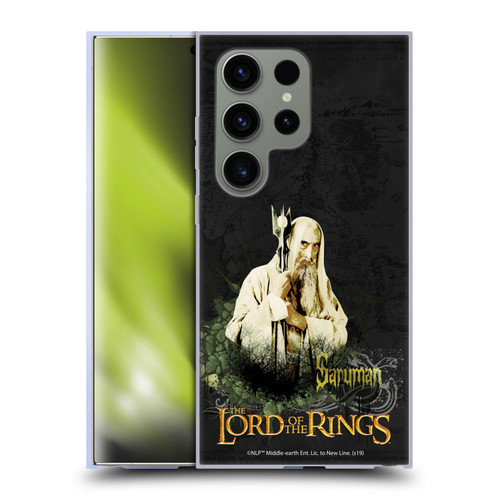 The Lord Of The Rings The Fellowship Of The Ring Character Art Saruman Soft Gel Case for Samsung Galaxy S24 Ultra 5G