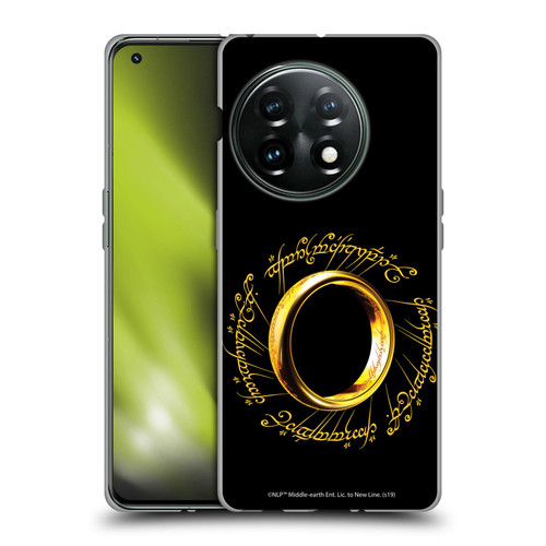 The Lord Of The Rings The Fellowship Of The Ring Graphics One Ring Soft Gel Case for OnePlus 11 5G