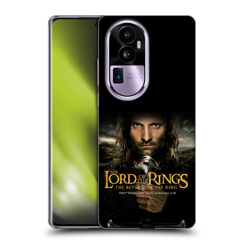The Lord Of The Rings The Return Of The King Posters Aragorn Soft Gel Case for OPPO Reno10 Pro+