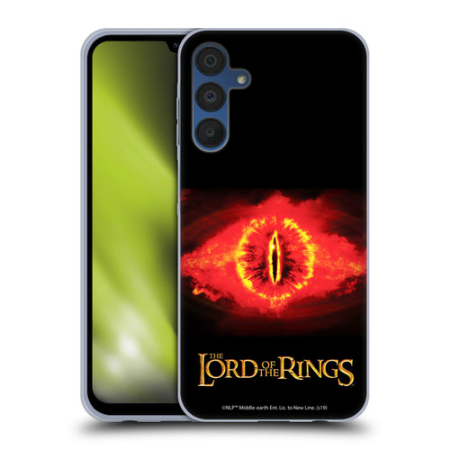 The Lord Of The Rings The Two Towers Character Art Eye Of Sauron Soft Gel Case for Samsung Galaxy A15