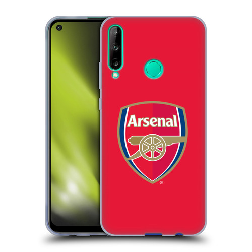Arsenal FC Crest 2 Full Colour Red Soft Gel Case for Huawei P40 lite E