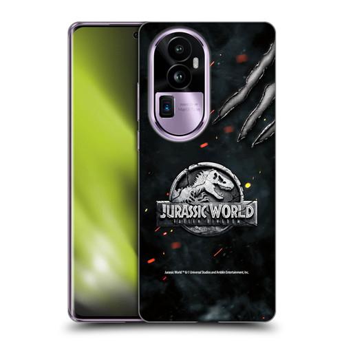 Jurassic World Fallen Kingdom Logo Dinosaur Claw Soft Gel Case for OPPO Reno10 Pro+