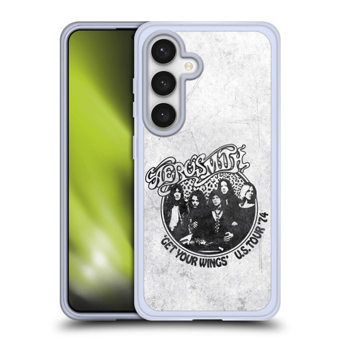 Aerosmith Black And White Get Your Wings US Tour Soft Gel Case for Samsung Galaxy S24 5G