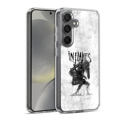 In Flames Metal Grunge Big Creature Soft Gel Case for Samsung Galaxy S24 5G & MagSafe