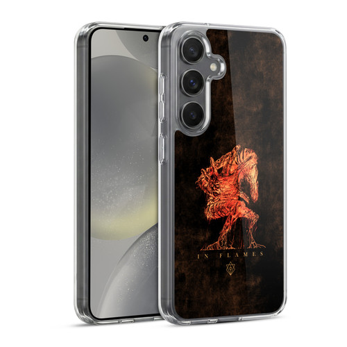 In Flames Metal Grunge Creature Soft Gel Case for Samsung Galaxy S24 5G & MagSafe
