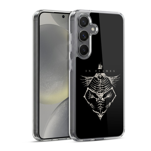 In Flames Metal Grunge Jesterhead Bones Soft Gel Case for Samsung Galaxy S24 5G & MagSafe