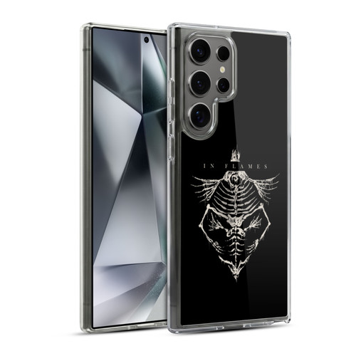 In Flames Metal Grunge Jesterhead Bones Soft Gel Case for Samsung Galaxy S24 Ultra 5G & MagSafe