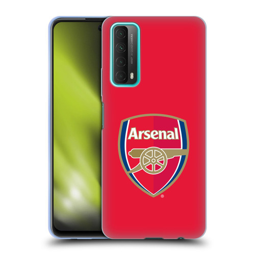Arsenal FC Crest 2 Full Colour Red Soft Gel Case for Huawei P Smart (2021)