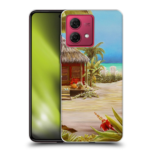 Lisa Sparling Birds And Nature Beach House Soft Gel Case for Motorola Moto G84 5G