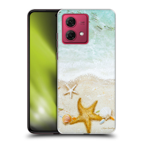 Lisa Sparling Birds And Nature Sandy Shore Soft Gel Case for Motorola Moto G84 5G