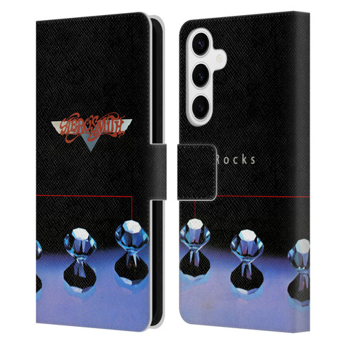 Aerosmith Classics Rocks Leather Book Wallet Case Cover For Samsung Galaxy S24+ 5G