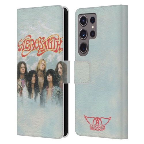 Aerosmith Classics Logo Decal Leather Book Wallet Case Cover For Samsung Galaxy S24 Ultra 5G