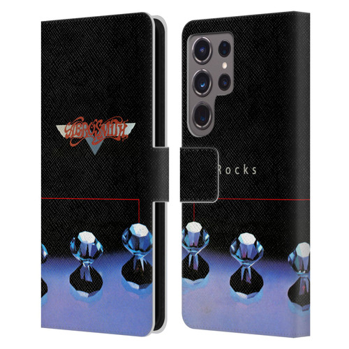 Aerosmith Classics Rocks Leather Book Wallet Case Cover For Samsung Galaxy S24 Ultra 5G