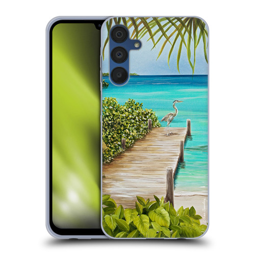 Lisa Sparling Birds And Nature Coastal Seclusion Soft Gel Case for Samsung Galaxy A15