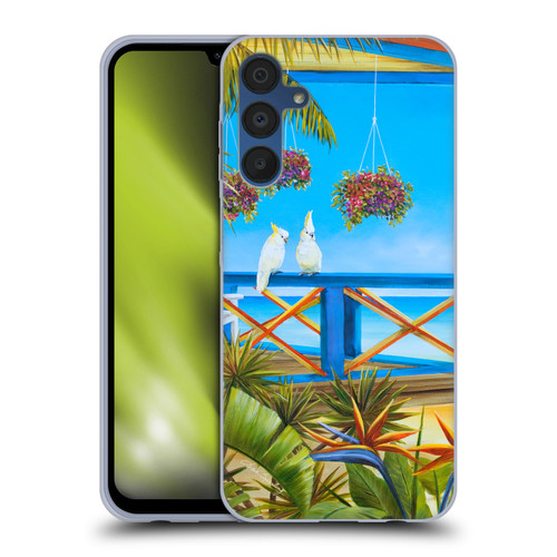 Lisa Sparling Birds And Nature Island Solitude Soft Gel Case for Samsung Galaxy A15